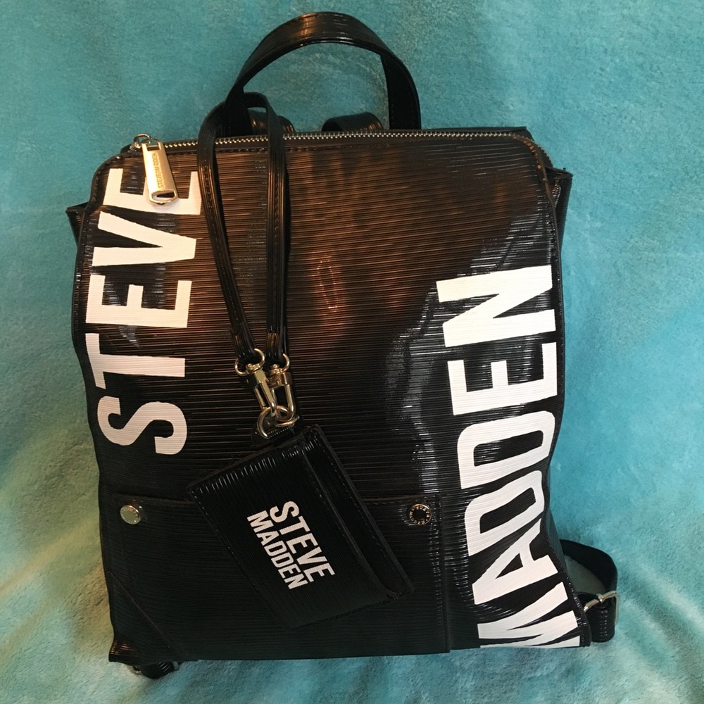 Steve Madden black backpack